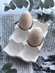 Пасхальная подставка для яиц 🤍🐰 1