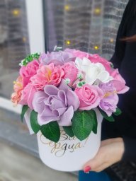 Букеты из мыльных цветов 💐 3