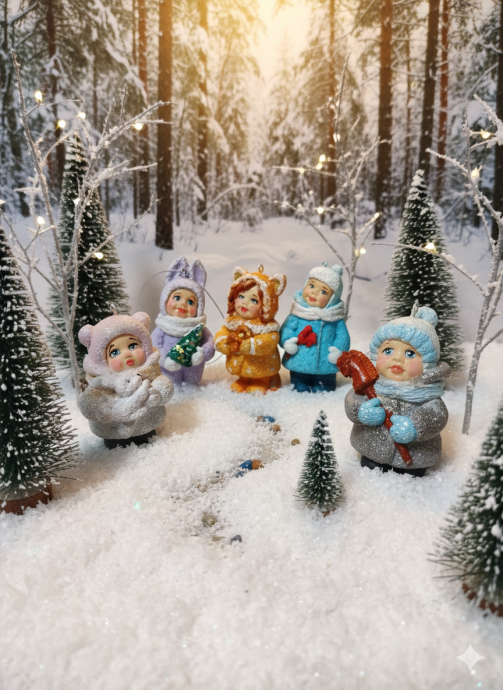Ёлочные игрушки детки