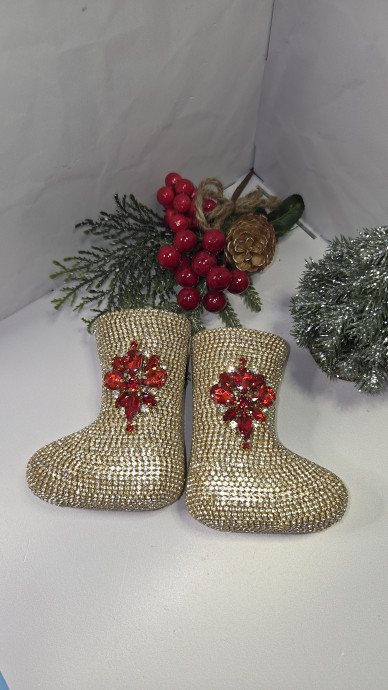 Новогодняя игрушка "Валенки" 0